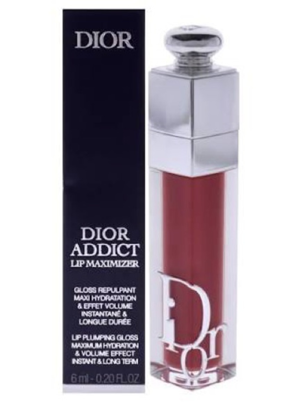Dior Addict Lip Maximizer 024 Intense Brick Lip Plumping Gloss Instant Volume